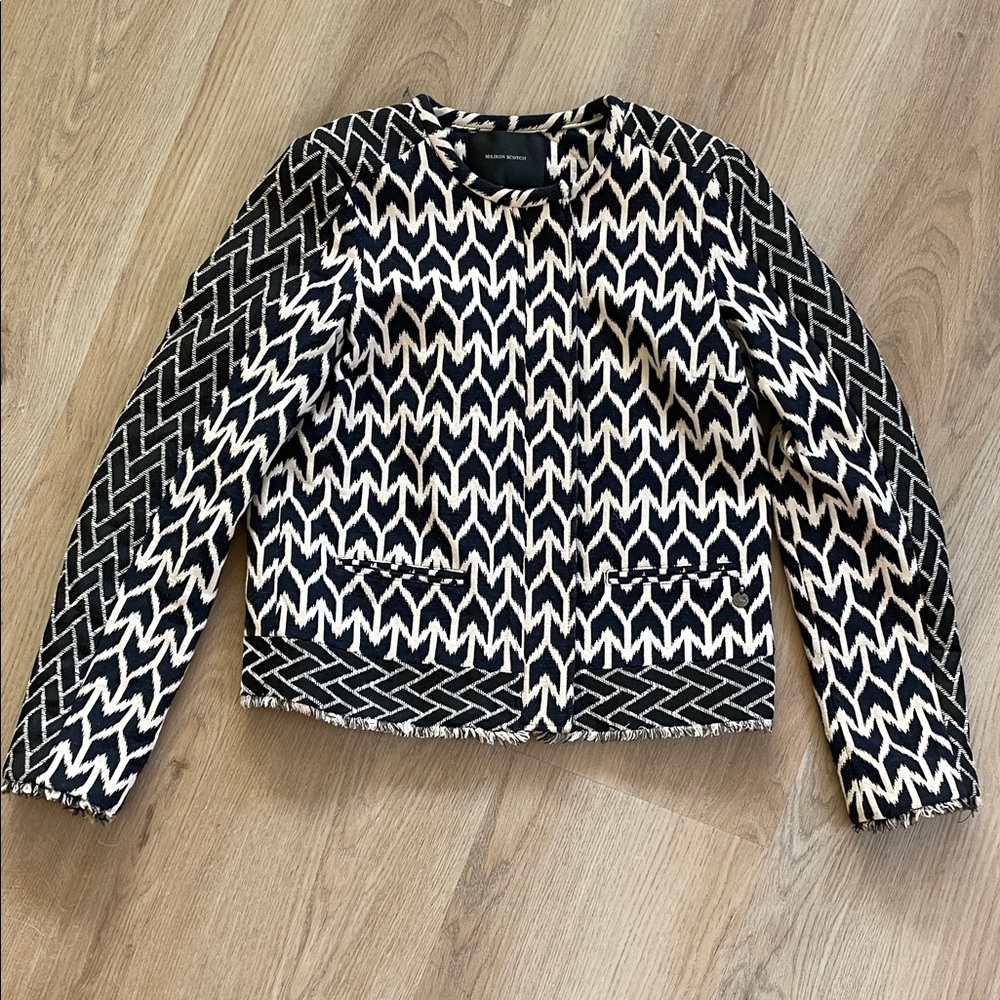Maison Scotch ‘Paris Nights New York Mornings’ Chic Blazer